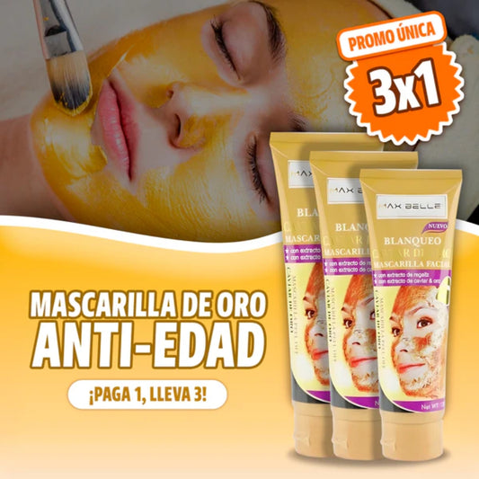 3x1 MASCARILLA DE ORO ANTIEDAD